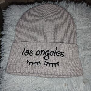 Los Angeles apparel Eyelash beanie